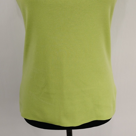 Exclusively Misook Petite Green Tank - Picture 5 of 7